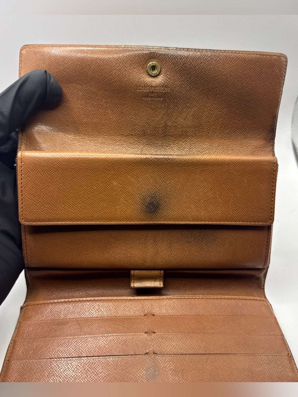 Vintage Louis Vuitton Portefeuille Sarah Monogram Long Wallet 1990 France - Picture 14 of 15